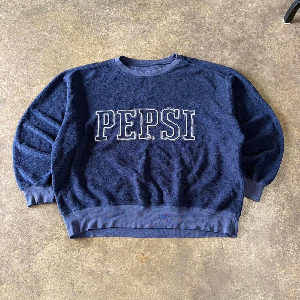 90s‎ pepsi fleece crewneck